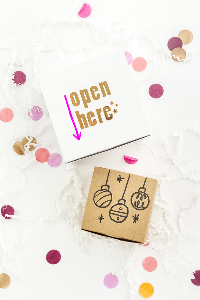 10-Minute DIY Doodle Gift Boxes