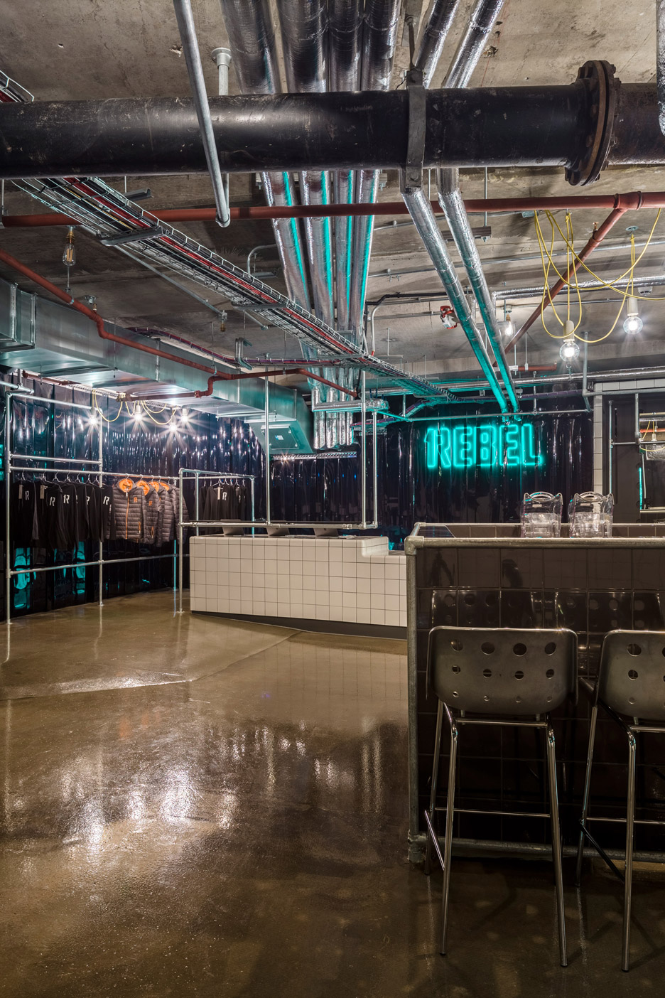 Studio C102 Designs Underground 1Rebel Gym To Look Like A Nightclub