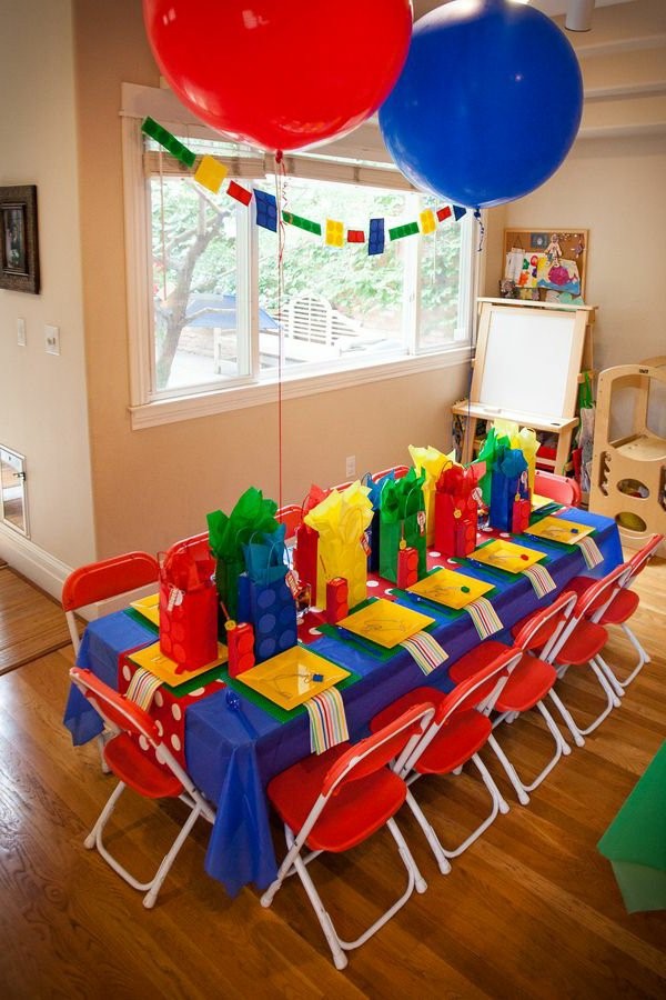 beautiful table decoration for a kids birthday party decoration 1
