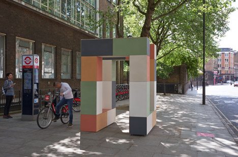 GRUPPE Creates Pastel-coloured Totems To Signpost Clerkenwell Design Week