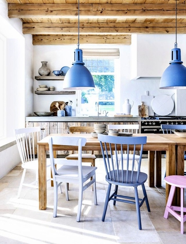 Country Kitchen blue accents
