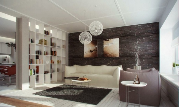 room dividers made of wood artische design of living room