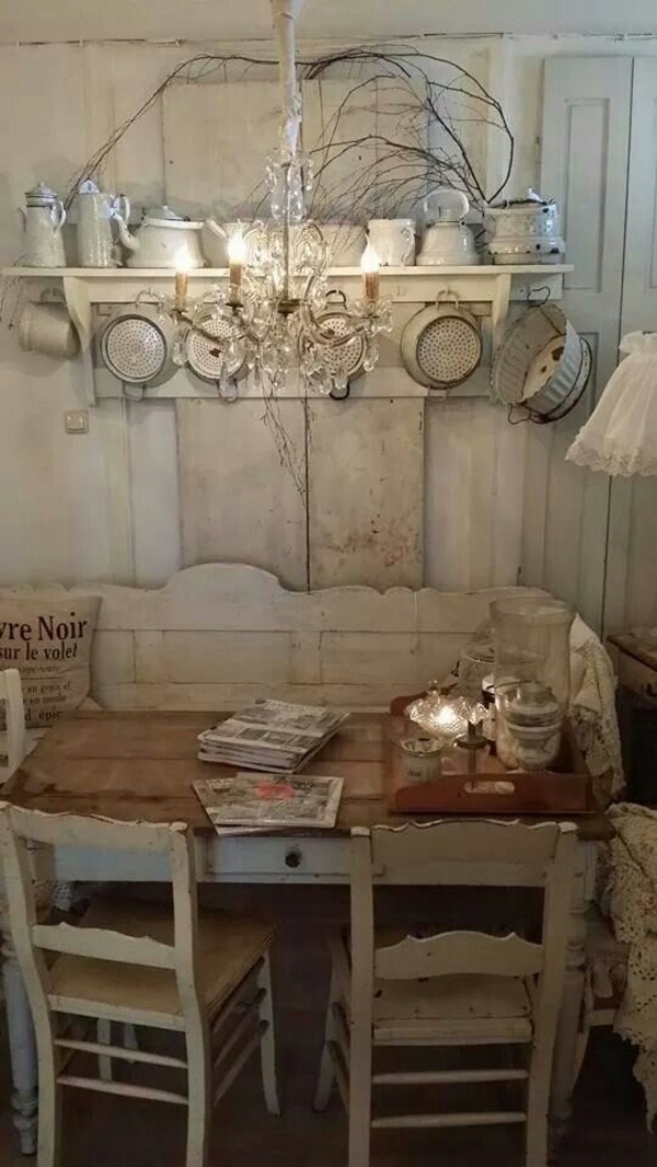 white vintage kitchen