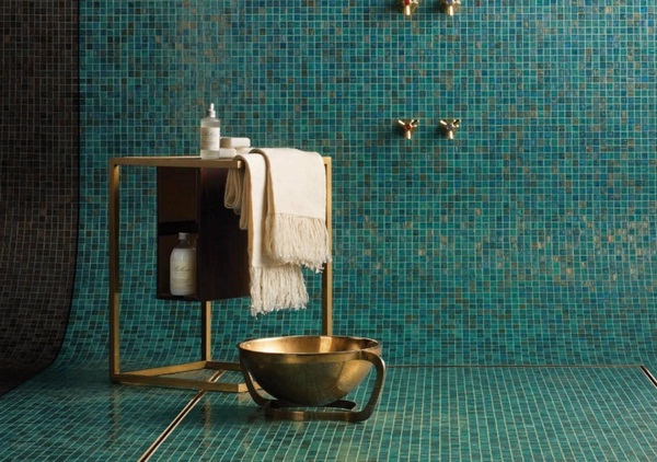 Mosaic tiles green of shower embarrassed ideas