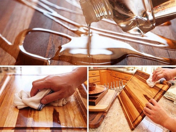 Home accessories wood kitchen cutting board oils care