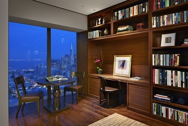 Contemporary-design-study-room-in-fancy-apartment