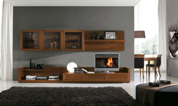 Decorating ideas living up examples living room wall ideas wooden shelves