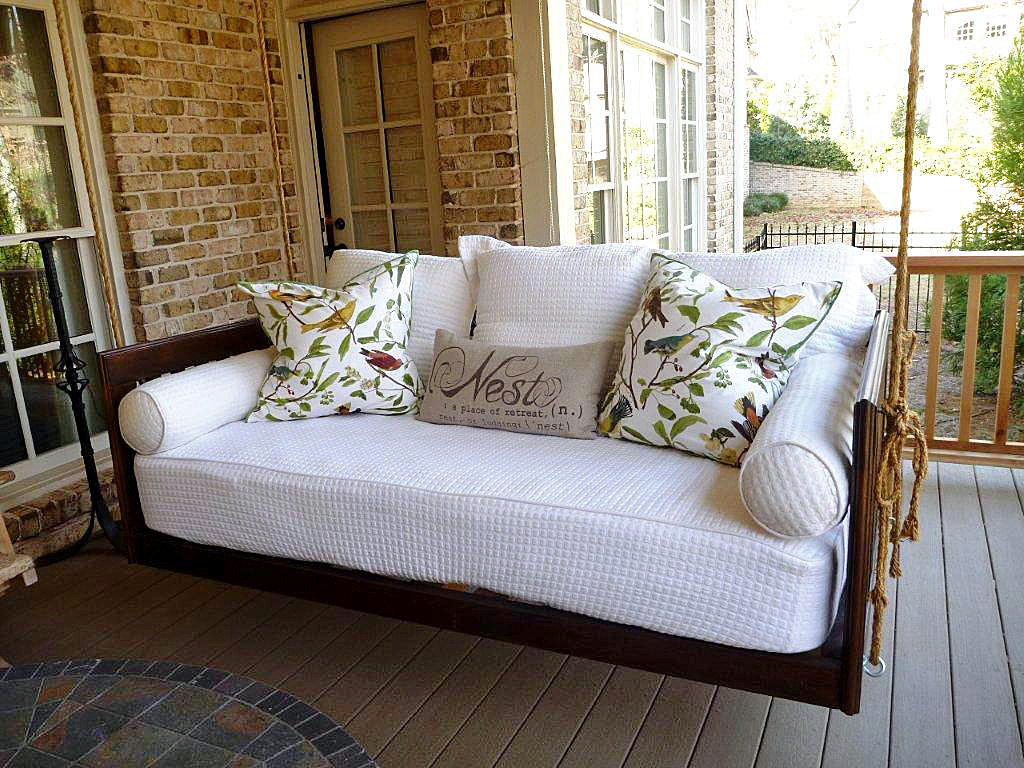 Hanging porch beds
