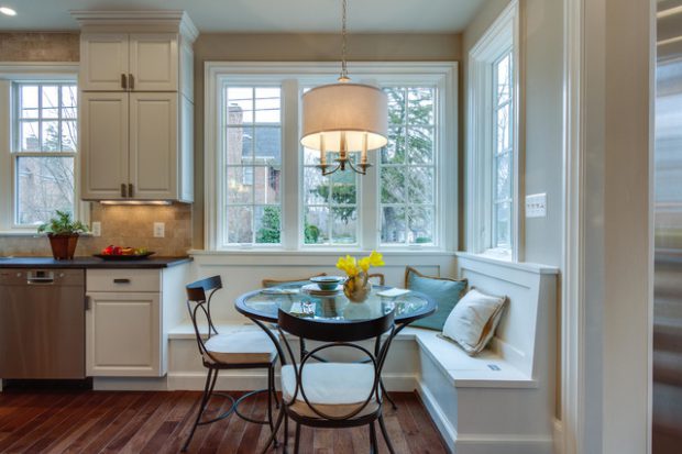 18 Functional and Space Saving Build In Breakfast Nook Design Ideas