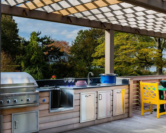 17 Stunning Covered Outdoor Kitchen Design Ideas