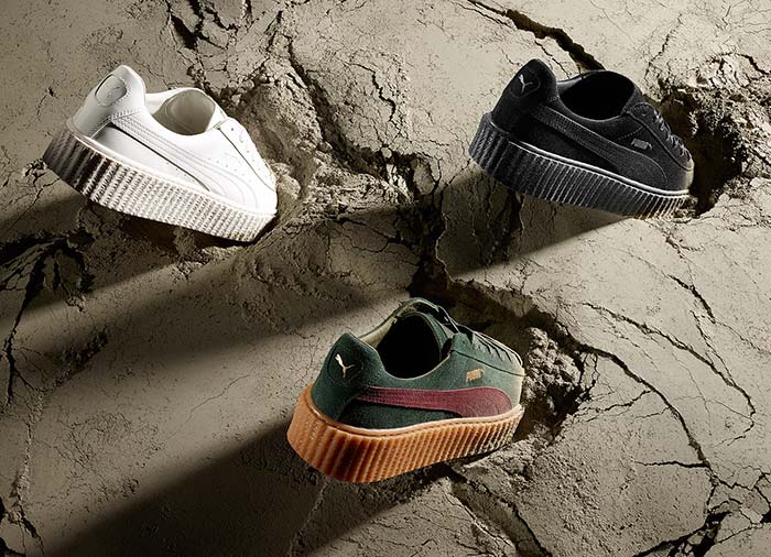 Rihanna Launches Three New Colors for Puma Fenty Creepers