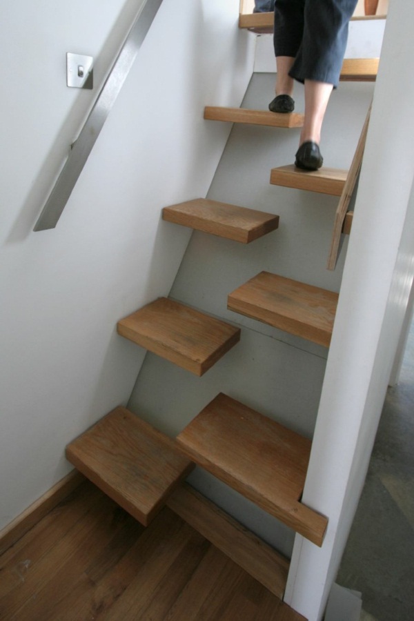 space-saving stairs in the house