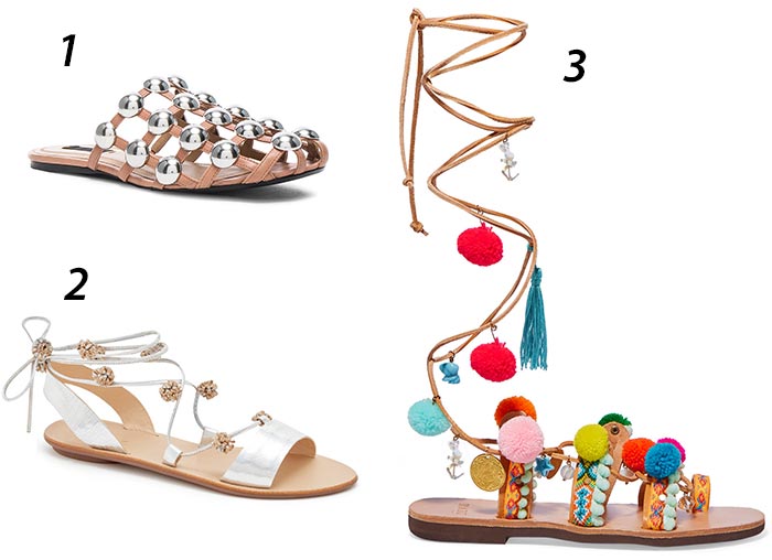 Summer 2016 Sandals and Slides Trends: Shopping 