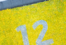 DIY Graphic Colorful Doormat To Make