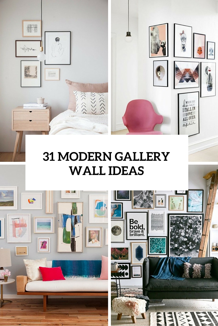 31 modern gallery wall ideas cover