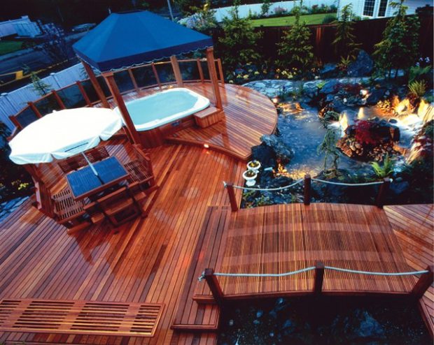 18 Stunning Decks and Patios Design Ideas with Hot Tubs