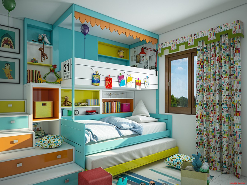35 Colorful and Modern Kid’s Bedroom Design Ideas DesignRulz.com