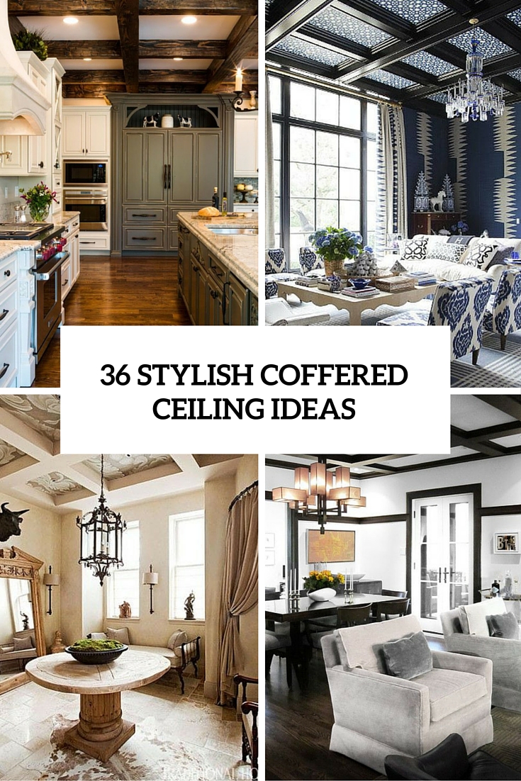 36 Elegant And Timeless Coffered Ceiling Tips For Any Room