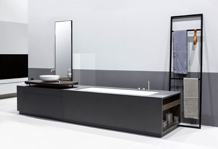 Manhattan – Integrated Bathtub and Washbasin Program by Makro Design and style