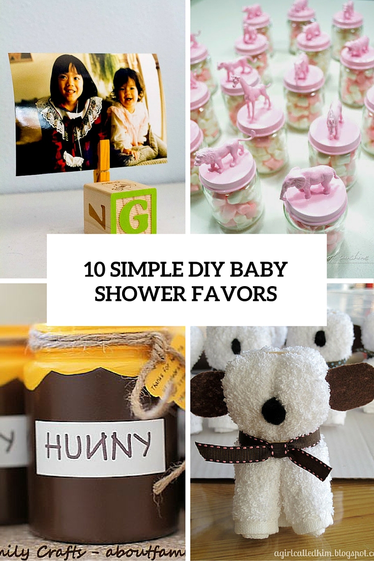 10 Straightforward And Quick To Make DIY Child Shower Favors