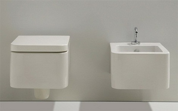 Modern toilet bathroom design idea originally
