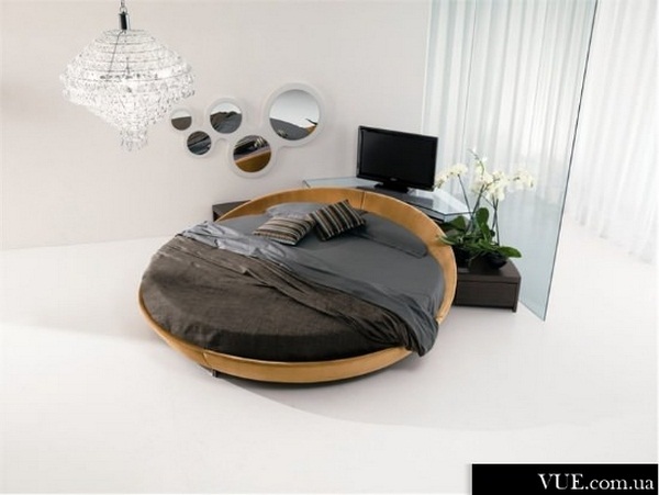 round shaped bed design