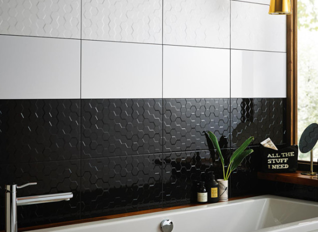 British Ceramic Tiles Form and Function Hex-white Tiles