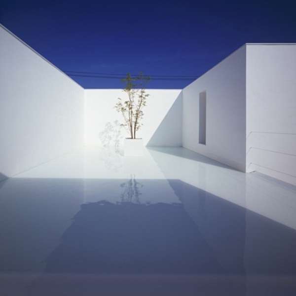 furnishing accents modern layer Japanese minimalist house concrete