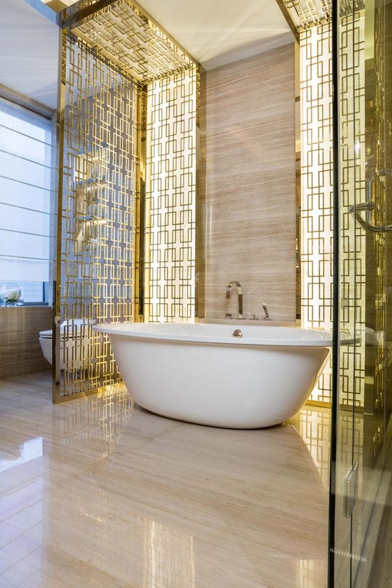 Glamorous Bathrooms by Kelly Hoppen to Copy