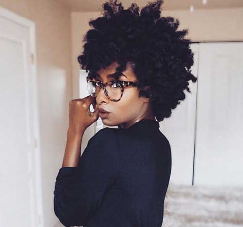 Short Natural Hairstyles for Black Women-15