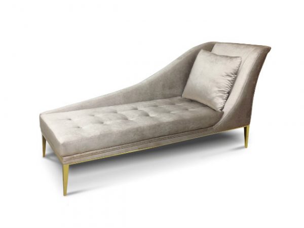 Step up your daybed game by incorporating a chaise as a chic daybed, like the KOKET Envy Chaise. chic daybeds 10 Chic Daybeds to Lounge on in your Living Room daybeds7 koket love happens