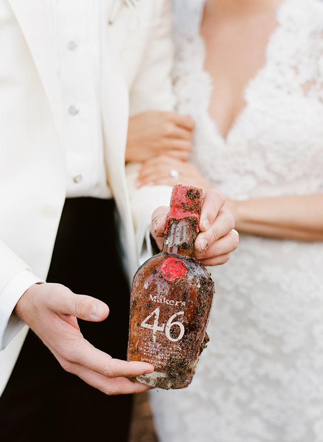 Wedding Tradition :: Burying the Bourbon