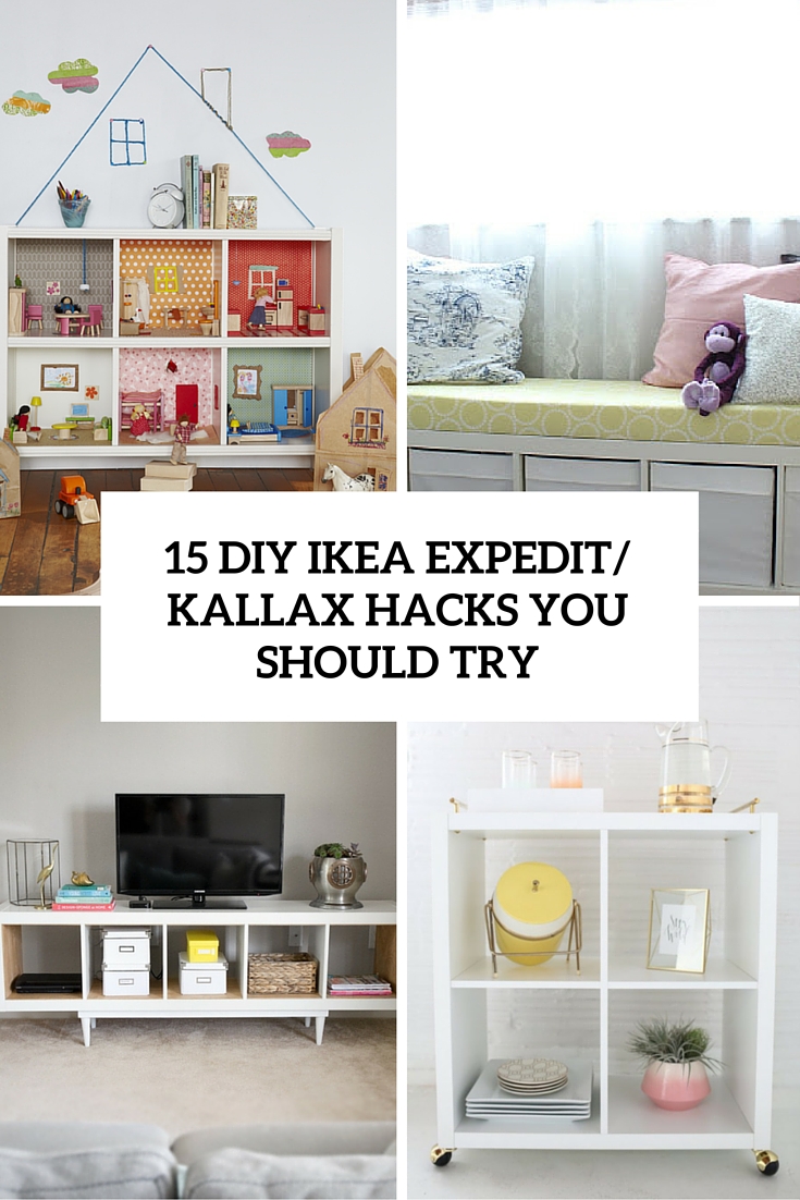 15 DIY IKEA Kallax Shelves Hacks You Could Attempt