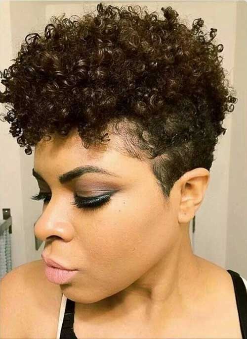 Short Natural Hairstyles for Black Women-7