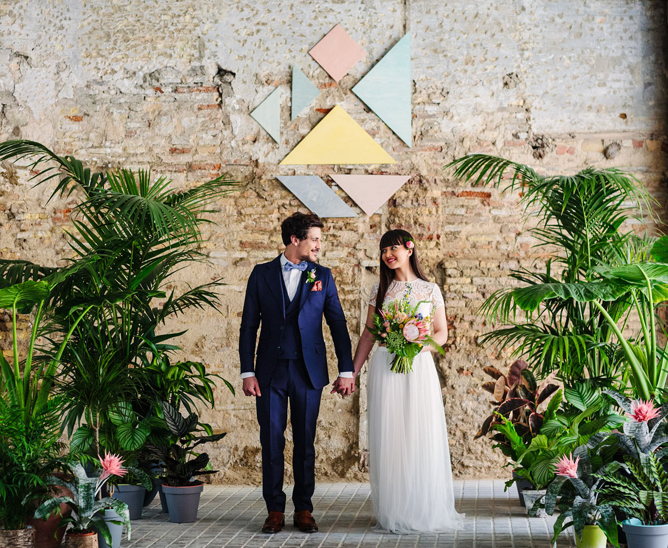 Modern Pastel Wedding Inspiration from Spain