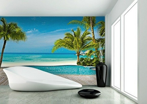 Beach wallpaper pool and sea