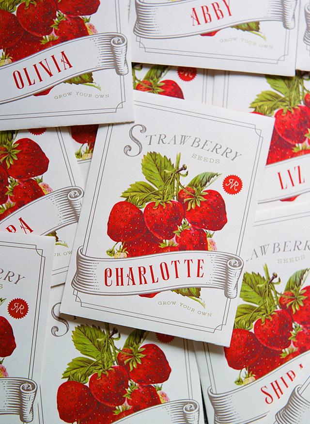 DIY Vintage-Inspired Strawberry Seed Packets + Free Printable!
