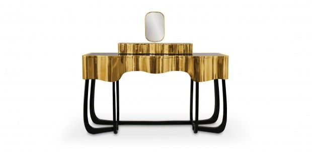 Luxury Dressing Tables to Improve the Bedroom Design Luxury Dressing Tables Luxury Dressing Tables to Improve the Bedroom Design Room Decor Ideas Luxury Dressing Tables to Improve the Bedroom Design Sinuous Dressign Table by Maison Valentina e1460547976846