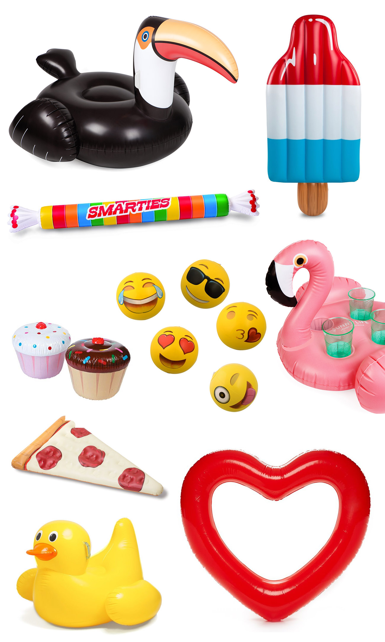 Pool Floats for Summer Parties