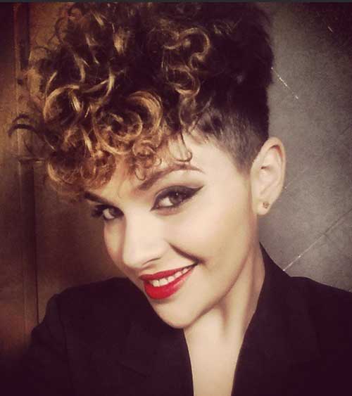 Very Short Hairstyles for Curly Hair