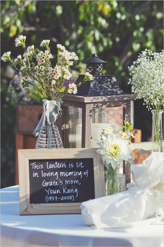 rustic lantern wedding table decor ideas