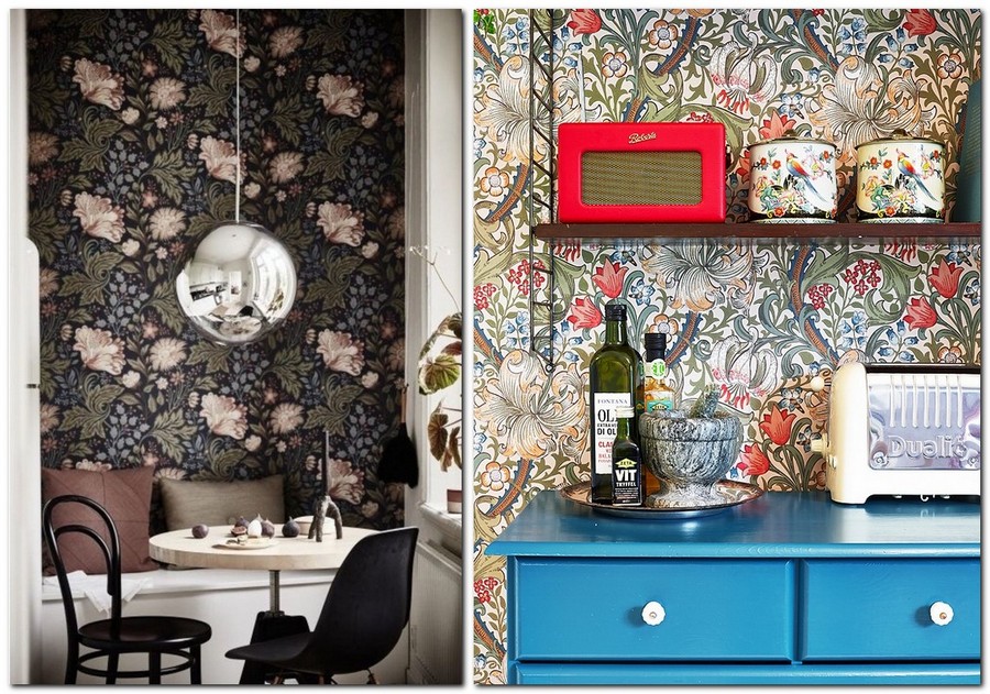 2-kitchen-wallpaper-wall-covering-ideas-in-interior-design-floral-pattern-motifs
