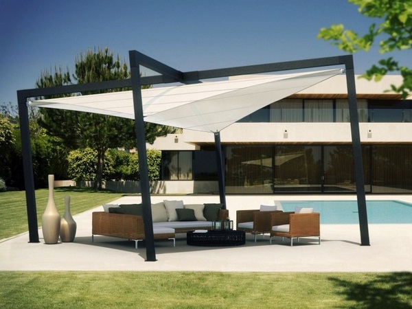 Modern awning design sunscreen roof