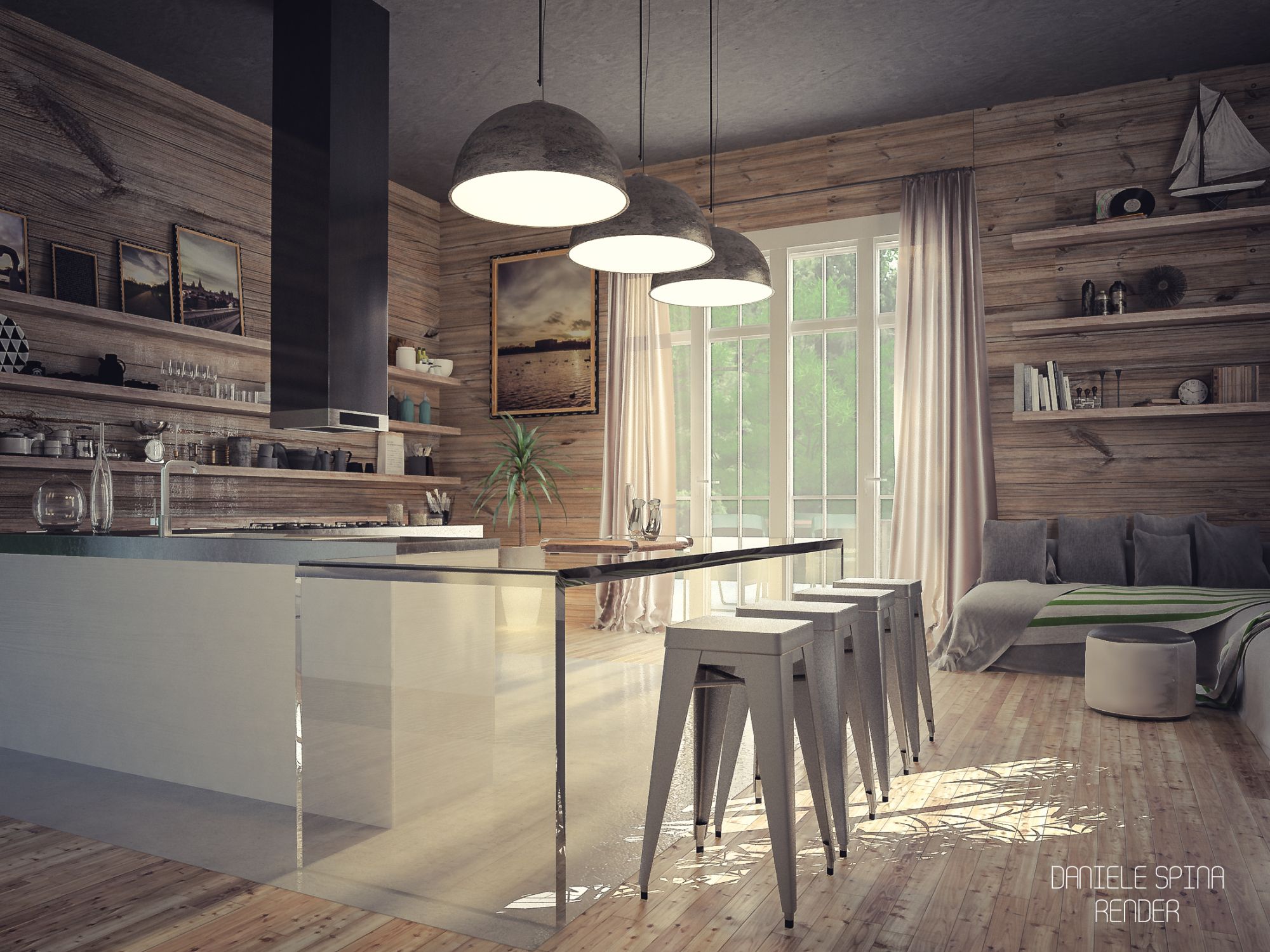 22 Appealing Rustic Modern Kitchen Design Ideas