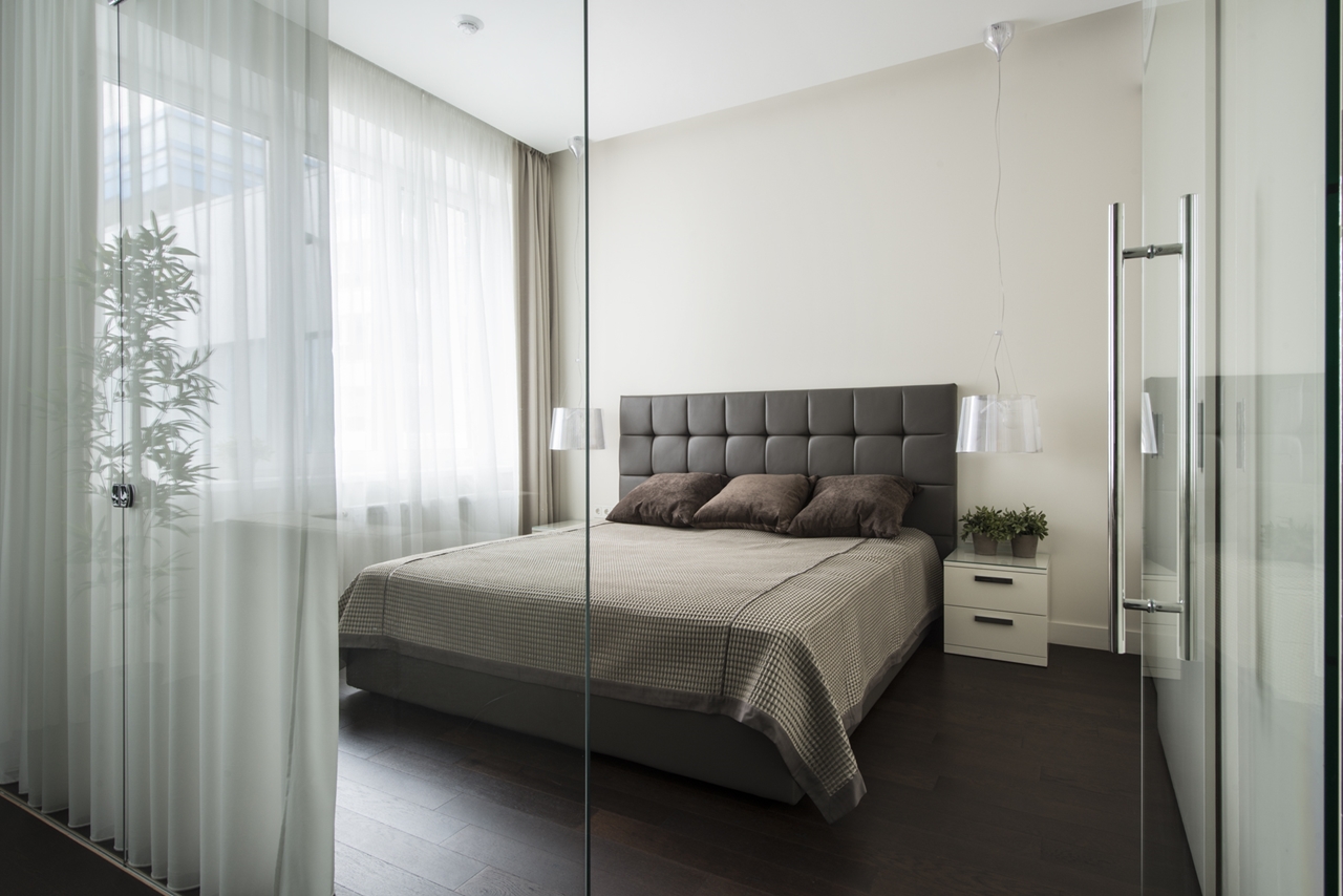 Small hotel bedroom by Alexandra Fedorova