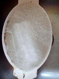 Dryer Sheet Cleans Baked On Food