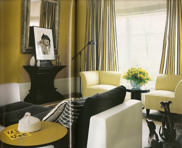 Living ideas with yellow eye-catching design