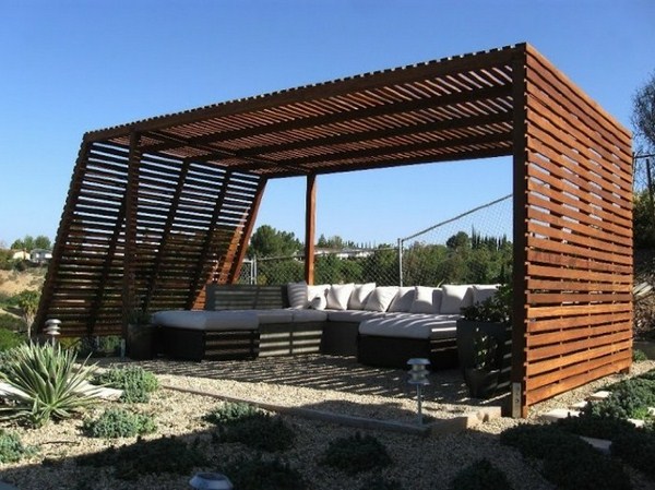 Pergola wood modern for garden