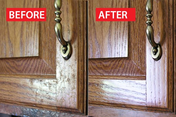 Remove The Grease From Your Kitchen Cabinet Doors