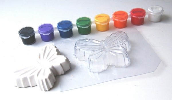 tinker plaster molds templates sculptures painted kids craft ideas